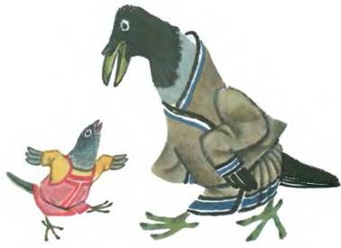 Русская народная сказка о животных. Воробышек-воробей