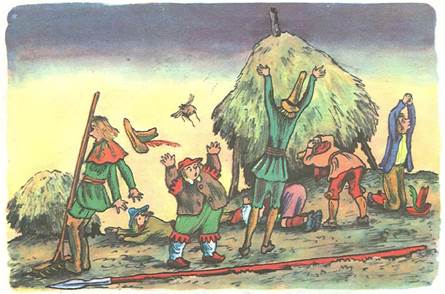 Семеро храбрецов. Сказка братьев Гримм