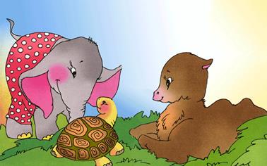 Короткие сказки для самых маленьких. Слон в зоопарке