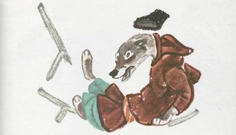 Украинская сказка. Пирожок, бычок, лиса и волк.