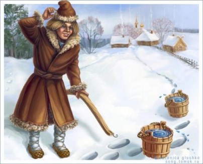 По щучьему веленью. Ведра сами и пошли в гору