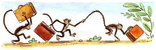 Тараканище. А лихие обезьяны Подхватили чемоданы