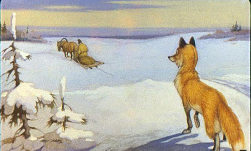 Наловил дед рыбы полный воз. 