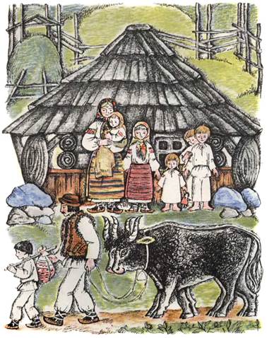 Украинская сказка. Про бедного человека и Вороньего царя