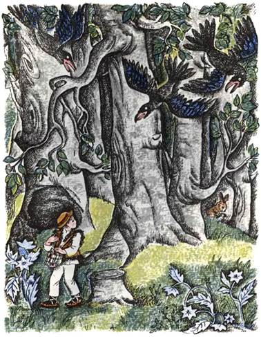 Украинская сказка. Про бедного человека и Вороньего царя