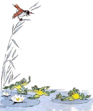 Аисты и лягушки. Басни Михалкова С.В.