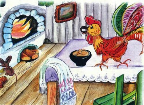 Как кот петуха спас - 11