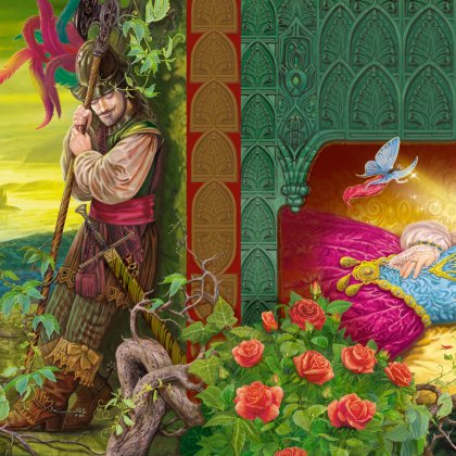 И сейчас же все, кого коснулась волшебная палочка феи, заснули