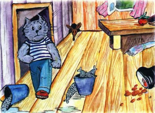 Как кот петуха спас - 11