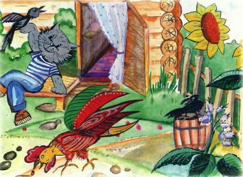 Как кот петуха спас - 11