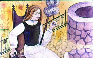 Госпожа Метелица. Сказка братьев Гримм