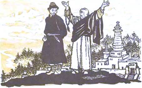 Монгольская сказка. Лама и плотник