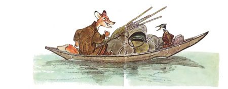 Росомаха и лисица. Эвенкийская сказка