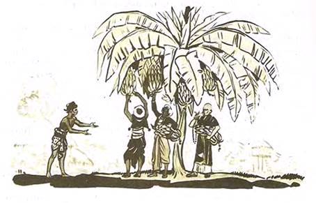 Индонезийская сказка. Трое и один