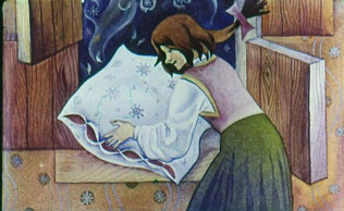 Госпожа Метелица. Сказка братьев Гримм