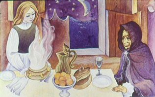 Госпожа Метелица. Сказка братьев Гримм