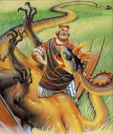 Русские народные сказки о богатырях. Никита Кожемяка