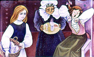 Госпожа Метелица. Сказка братьев Гримм