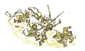 Как черти потеряли серебряные и золотые палки