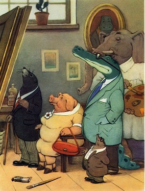 Слон-живописец