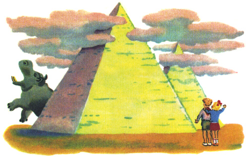 Бармалей. Бегемот, Убежал за пирамиды