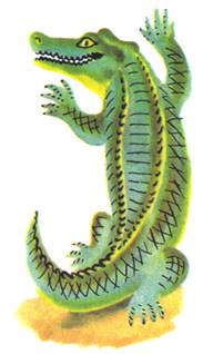 Бармалей. В Африке большие Злые крокодилы