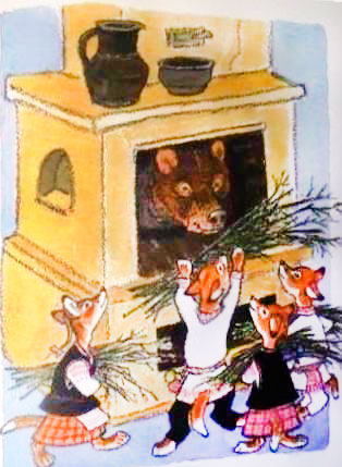 Белорусская сказка. Лисья хатка. Сказка с картинками