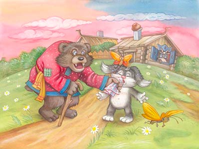 Коза и заяц. Встреча с медведем