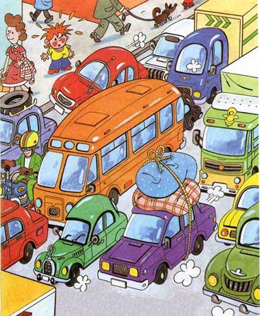 Про правила дорожного движения. Торопыжка на улице. - С. Волков