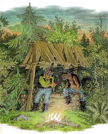 Цыганская сказка. Как черт хотел цыгана на свое место поставить