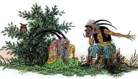 Цыганская сказка. Как черт хотел цыгана на свое место поставить