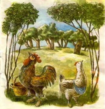 Кочеток и курочка. Русская народная сказка