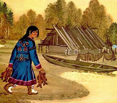 Девочка-лебедь. Сказка народов Севера.