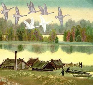 Девочка-лебедь. Сказка народов Севера.