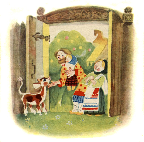 Бычок — чёрный бочок, белые копытца