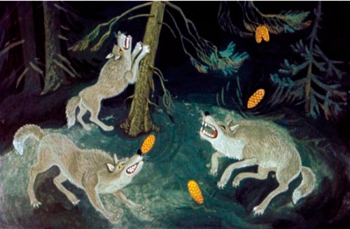 Раз волк! Два волк! Три волк! 