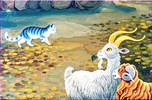 И опять заплакал кот-мурлыка.