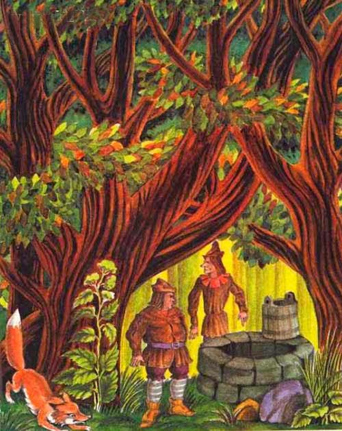 Золотая птица. Сказка с картинками.