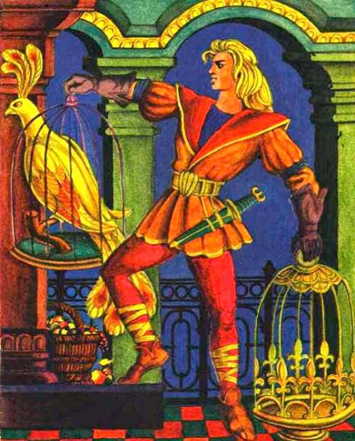 Золотая птица. Сказка с картинками.