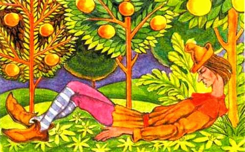 Золотая птица. Сказка с картинками.