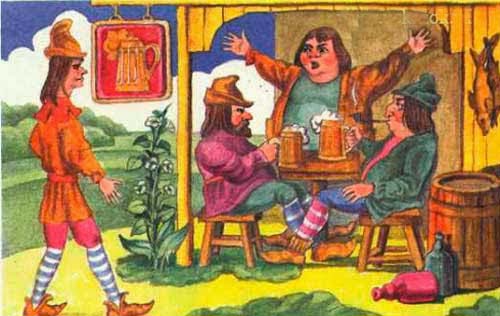 Золотая птица. Сказка с картинками.