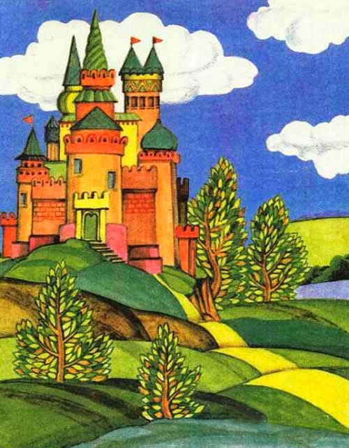 Золотая птица. Сказка с картинками.