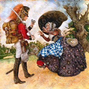 Огниво. Солдат взял и отрубил ведьме голову