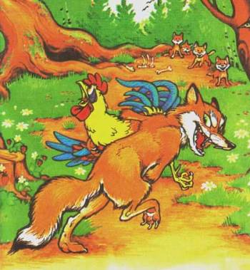 Как лиса-монахиня петуха исповедовала