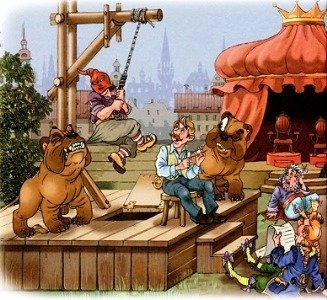 Огниво. Перед ним предстали все три собаки