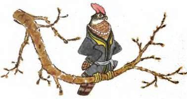 Башкирская сказка. Ястреб и петух