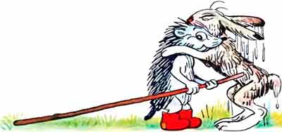 Спасибо тебе, ёжик, спас ты меня.