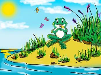 Солнце и лягушка