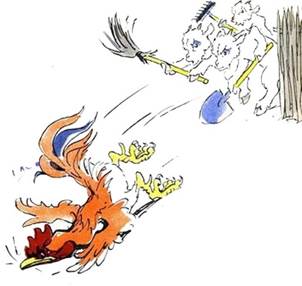 Петух тунеядец. Сказки Михалкова