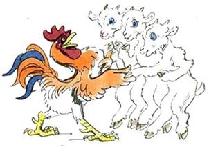 Петух тунеядец. Сказки Михалкова